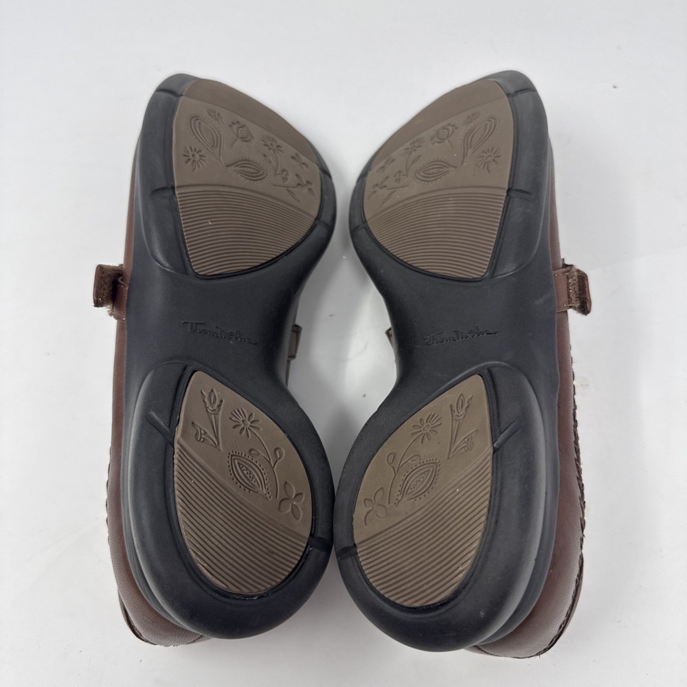 Thom McAn Brown Dublin Leather Mary Janes Flats 40007 US Sz 9.5 Shoes - Picture 11 of 11